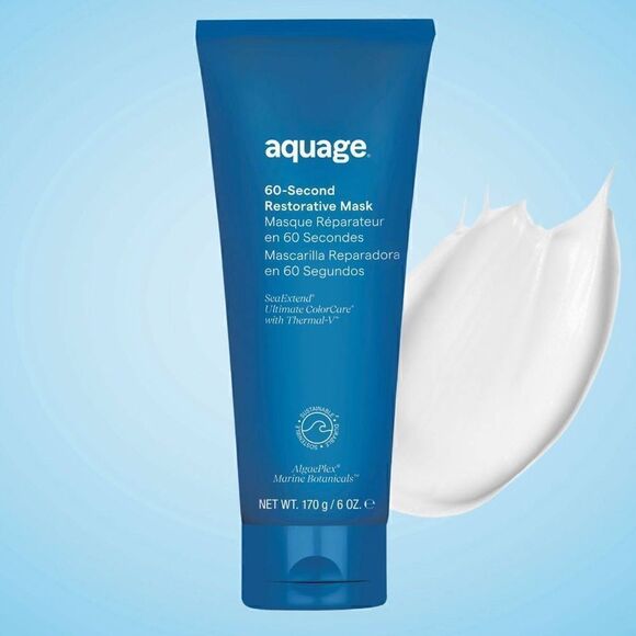 Aquage 60 Second Restorative Mask REVIVE, HYDRATE & SEAL IN COLOR brand new - Picture 2 of 2